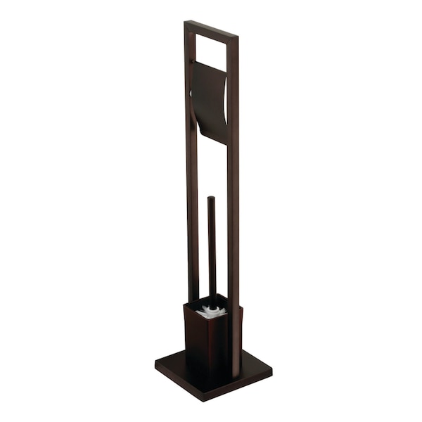 SCC8345 Pedestal Toilet Paper Holder W/ Toilet Brush Holder, Bronze